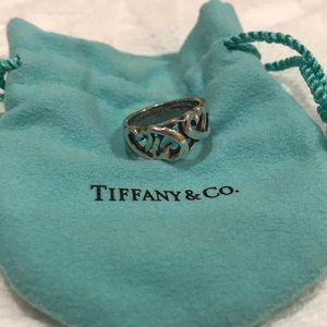 Tiffany & Co Silver Paloma Picasso Open Heart Ring
